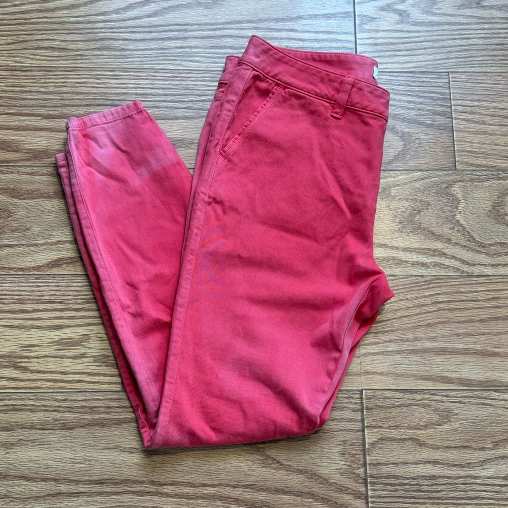Vineyard Vines Skinny Casual Coral 4 pocket Pants Style womens size 10 - Picture 3 of 6